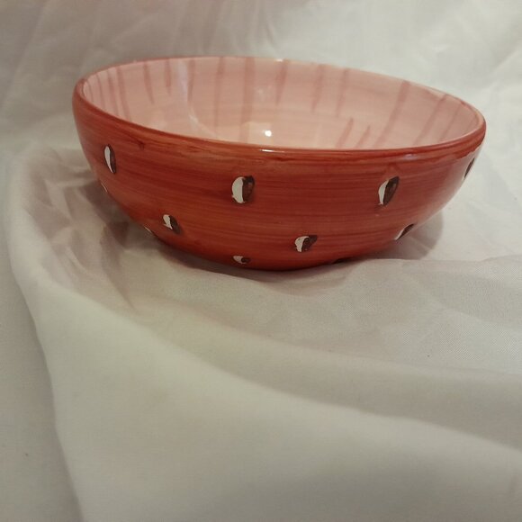 Vintage Royal Norfolk Retired Dollar Tree Strawberry Strawberries Bowl Dish - Picture 7 of 7